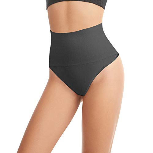 L&K-II Damen Nahtlos Mieder String Bauchweg 3601 Grau L/XL von L&K-II