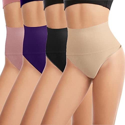 L&K-II Damen Nahtlos Mieder String Bauchweg 3601 Schwarz+Hautfarbe+Pink+Violet Gr. 2XL/3XL von L&K-II