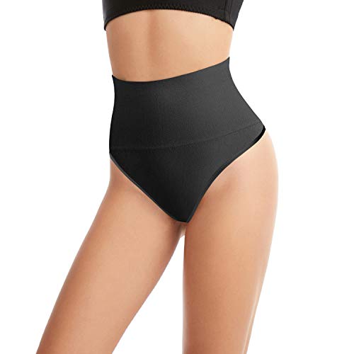 L&K-II Damen Nahtlos Mieder String Bauchweg 3601 Schwarz 2XL von L&K-II