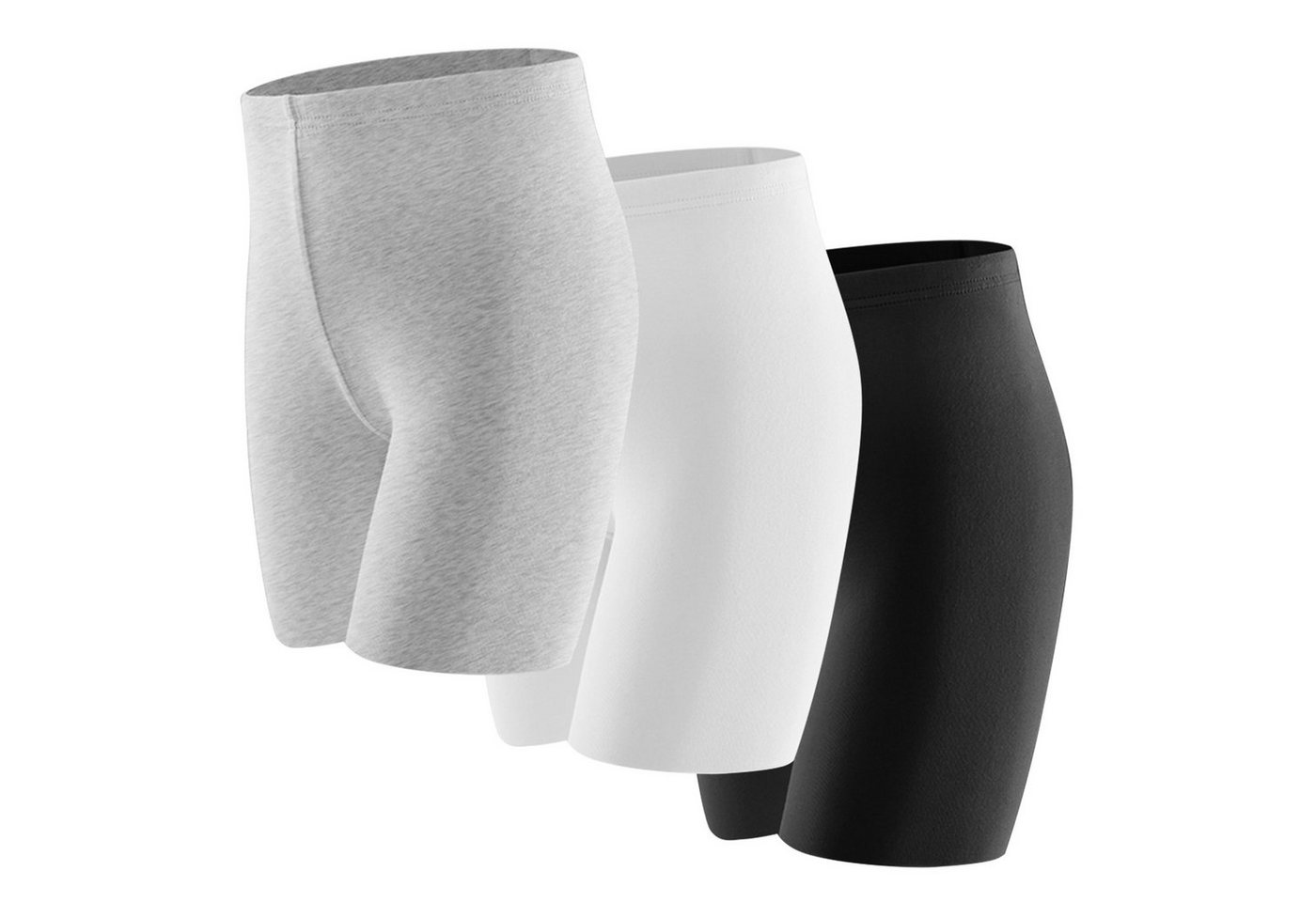 L&K-II Radlerhose 4532-2/3er (2/3er-Pack) Mädchen Leggings Kurz Radlerhose aus Baumwolle von L&K-II