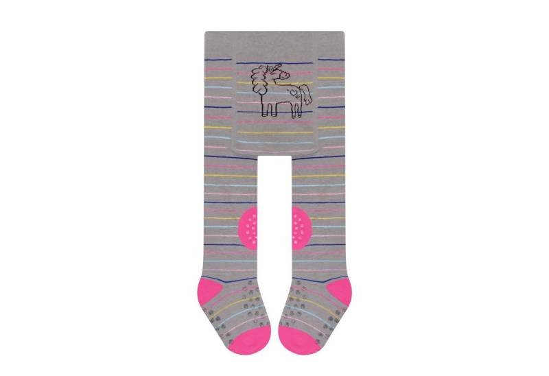 L&K-II Strickstrumpfhose 2769 Krabbelstrumpfhose mit ABS Sohle Anti Rutsch Noppen Punkte von L&K-II