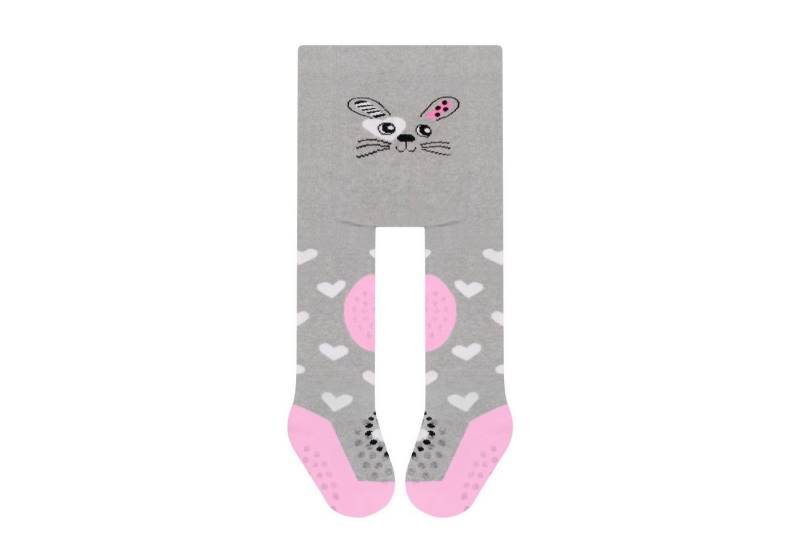 L&K-II Strickstrumpfhose 2769 Krabbelstrumpfhose mit ABS Sohle Anti Rutsch Noppen Punkte von L&K-II