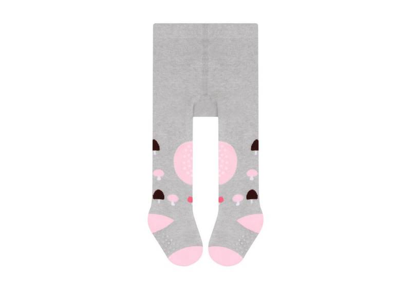 L&K-II Strumpfhose 2733 Baby Mädchen Jungen Krabbelstrumpfhose mit ABS Sohle Anti Rutsch Motiv von L&K-II