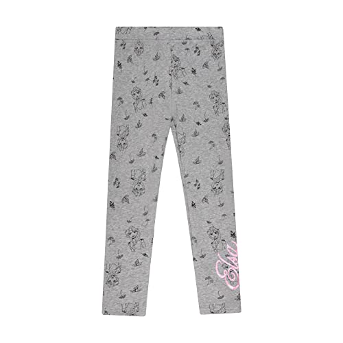 L&K-II Thermoleggings Mädchen Disney Motive Winter Leggings Hose Mädchen gefütterte Leggings mit ELSA Mustern 4606 GE 110 von L&K-II