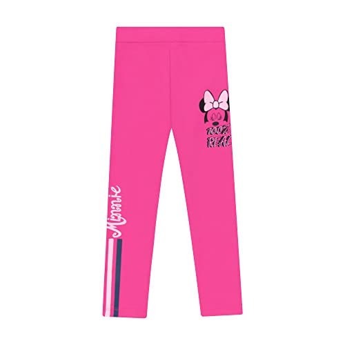 L&K-II Thermoleggings Mädchen Disney Motive Winter Leggings Hose Mädchen gefütterte Leggings mit Minne Mustern 4607 RO 110 von L&K-II