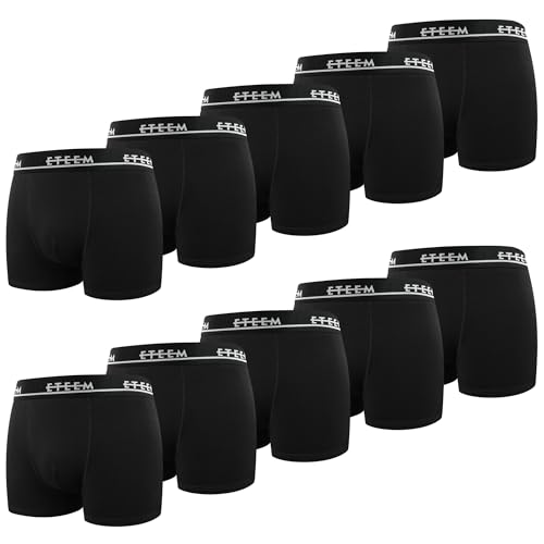 L&K 10er Pack Herren Boxershorts Men Retroshorts mit tollem Muster Baumwolle 1103 4XL von L&K