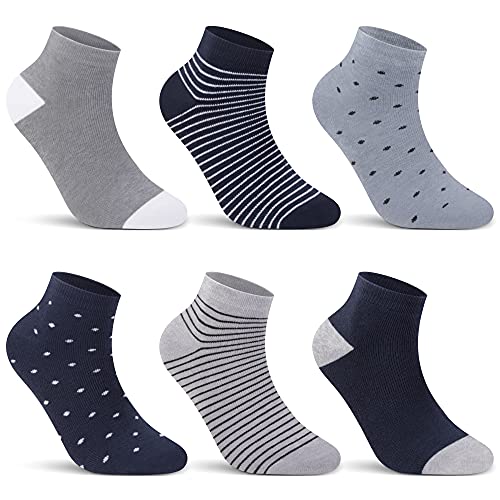 L&K 6 Paar Thermosocken Damen Winter Sneaker Socken Damen Warme Socken Damen mit Innenfrotttee Baumwolle warm Sportsocken Vollfrottee Wintersocken 2240 35 38 von L&K