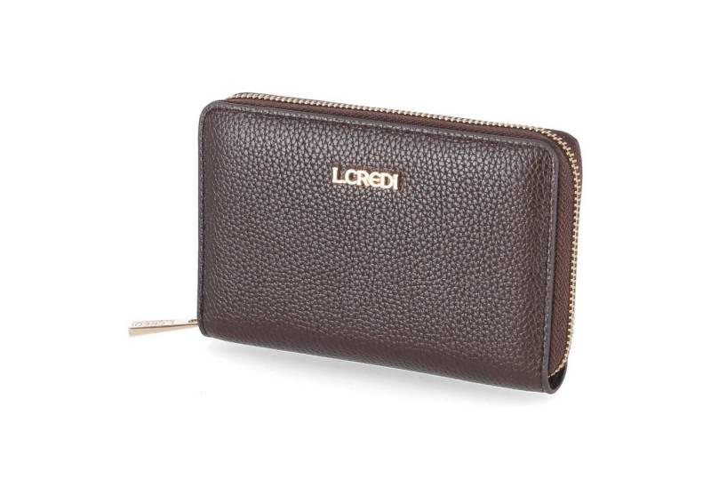 L. CREDI Geldbörse L.Credi 1005624-332 Damen Geldbörsen Synthetik braun von L. CREDI