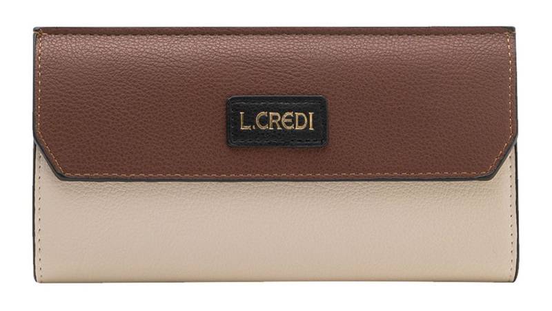 L. CREDI Geldbörse Flap Wallet, mit RFID-Blocker Schutz von L. CREDI