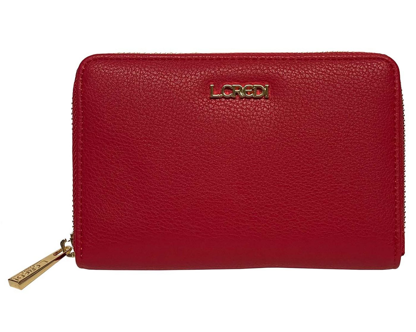 L. CREDI Geldbörse L.CREDI-Damen-Börse-RFID FILIPPA 415 Mohn 16x10,5x3 (Damen-Geldbörse) von L. CREDI