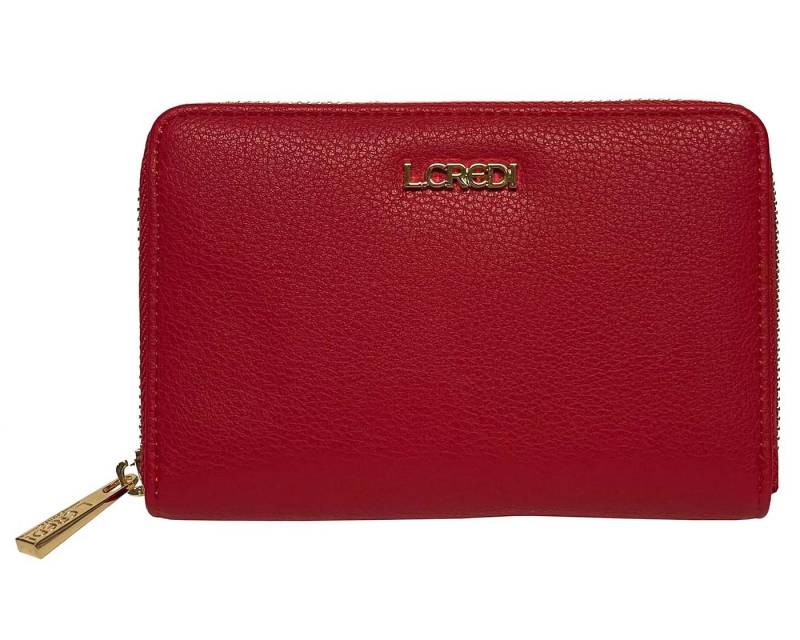 L. CREDI Geldbörse L.CREDI-Damen-Börse-RFID FILIPPA 415 Mohn 16x10,5x3 (Damen-Geldbörse) von L. CREDI