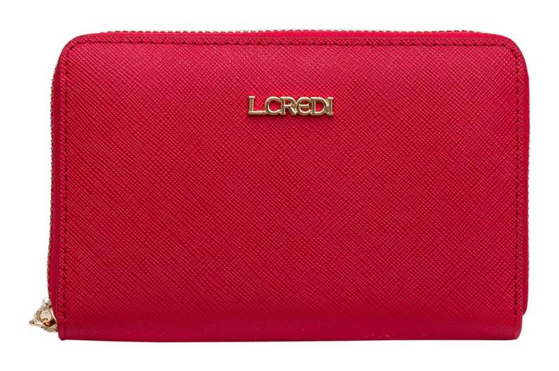 L. CREDI Geldbörse Zip Around Wallet, mit RFID-Blocker Schutz von L. CREDI