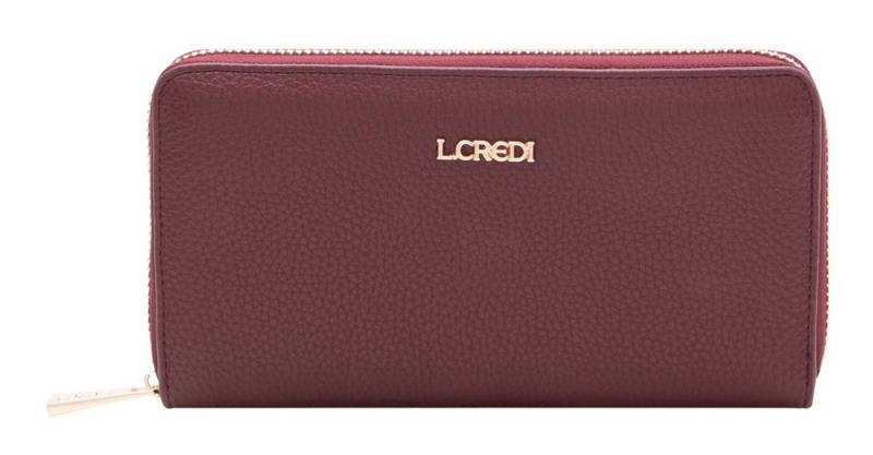 L. CREDI Geldbörse Zip Around Wallet, mit RFID-Blocker Schutz von L. CREDI