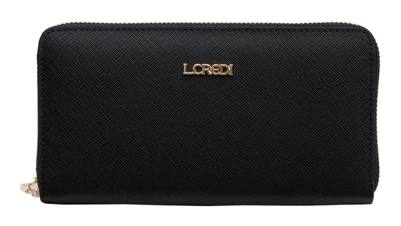 L. CREDI Geldbörse Zip Around Wallet, mit RFID-Blocker Schutz von L. CREDI