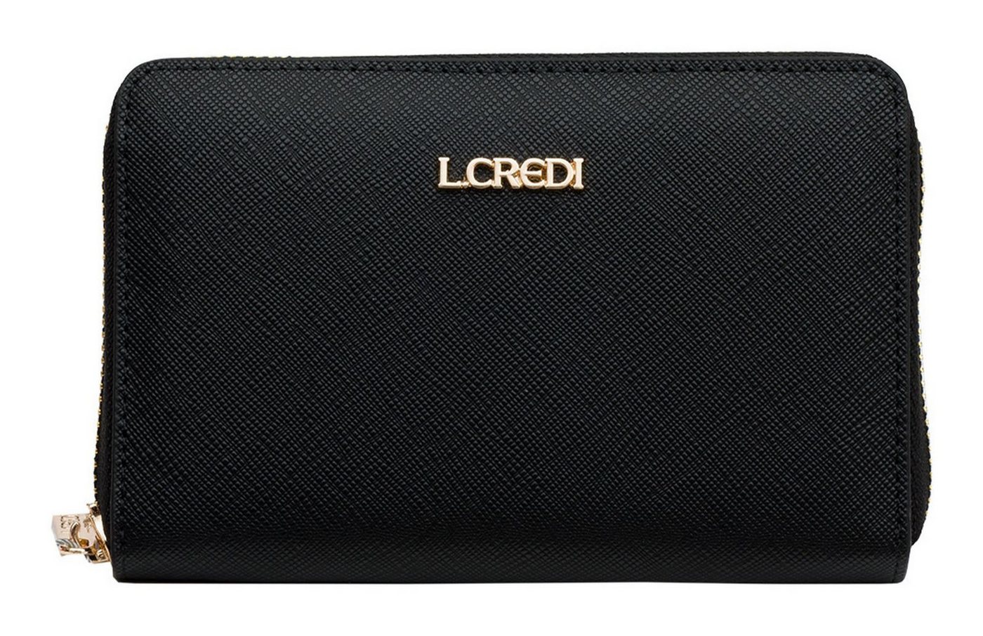 L. CREDI Geldbörse Zip Around Wallet, mit RFID-Blocker Schutz von L. CREDI