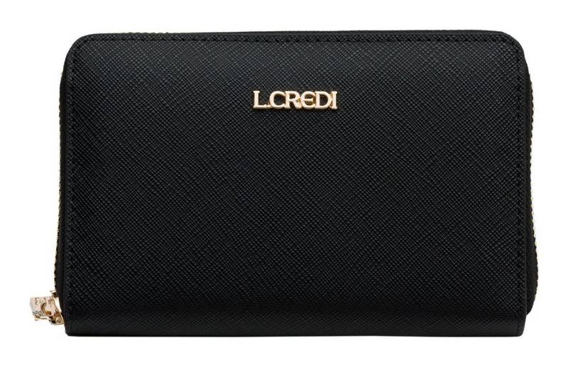 L. CREDI Geldbörse Zip Around Wallet, mit RFID-Blocker Schutz von L. CREDI