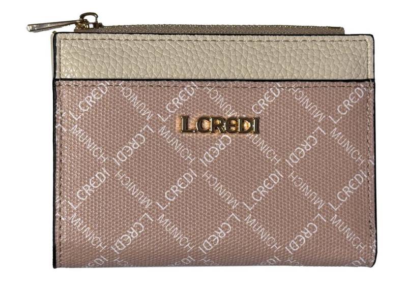 L. CREDI Mini Geldbörse L.CREDI-Damen-Mini-Geldbörse RFID Filiberta white sand (1-tlg), RFID von L. CREDI