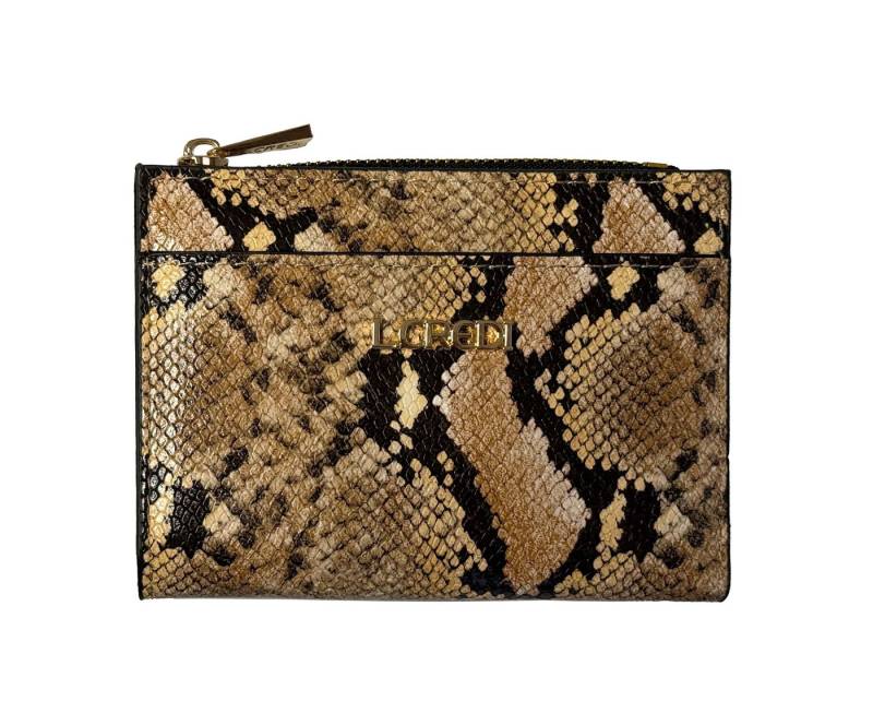 L. CREDI Mini Geldbörse L.CREDI-Damen-Mini-Geldbörse RFID RENA schwarz-mix (1-tlg), RFID von L. CREDI