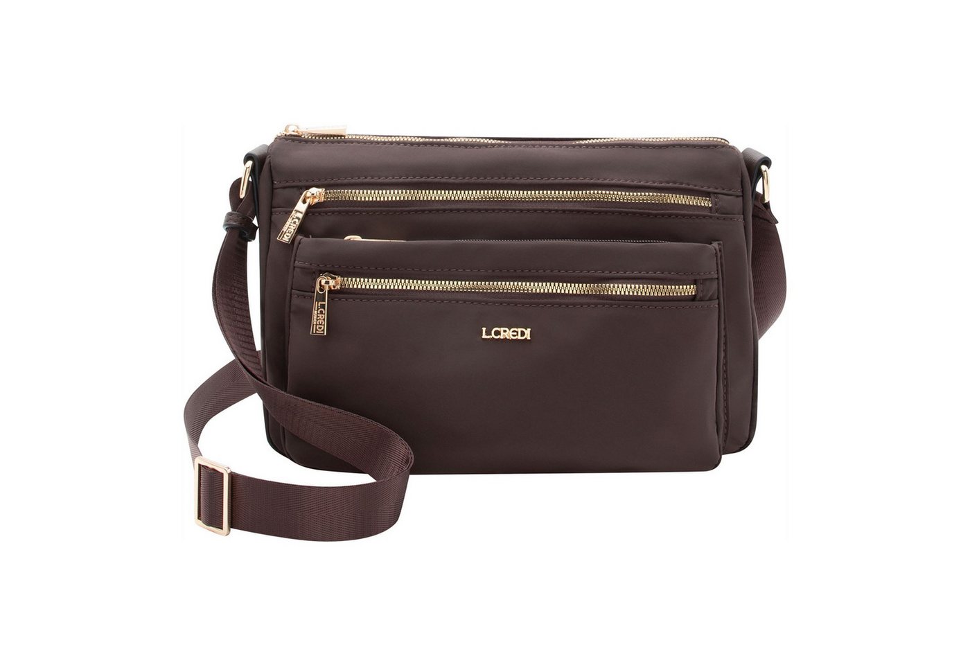 L. CREDI Schultertasche Odeta, Polyurethan von L. CREDI