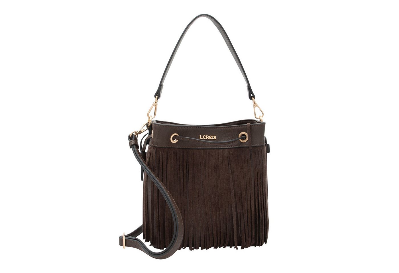 L. CREDI Schultertasche Raiana, Polyurethan von L. CREDI