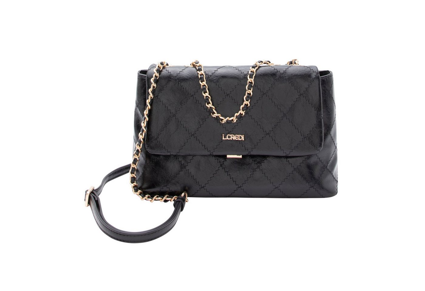 L. CREDI Schultertasche Remalia, Polyurethan von L. CREDI