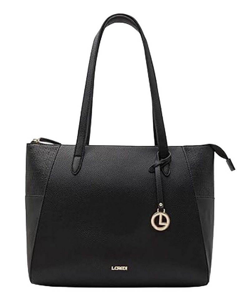 L. CREDI Shopper L. CREDI Damen-Henkeltasche MARLIES -black, schmutzabweisend von L. CREDI