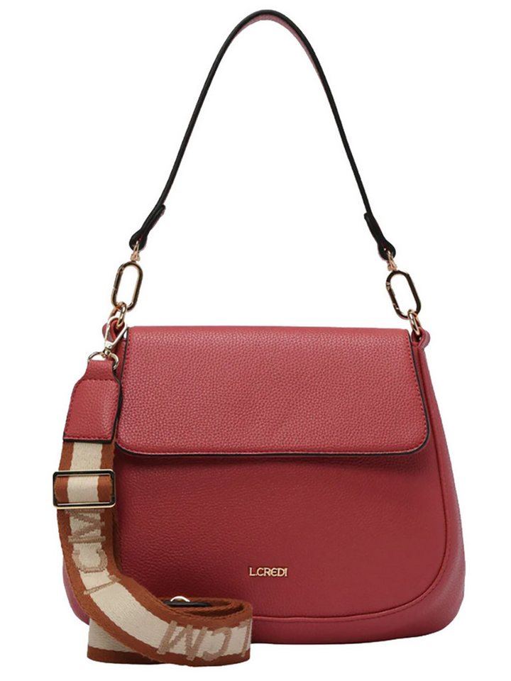L. CREDI Umhängetasche L.CREDI-Damen-Cross-Bag Umhängetasche LIARA Fb. Rouge von L. CREDI