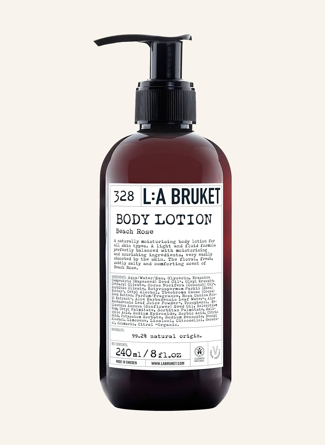 L:A Bruket Bodylotion 328 Beach Rose Volumen: 240 ml von L:A BRUKET