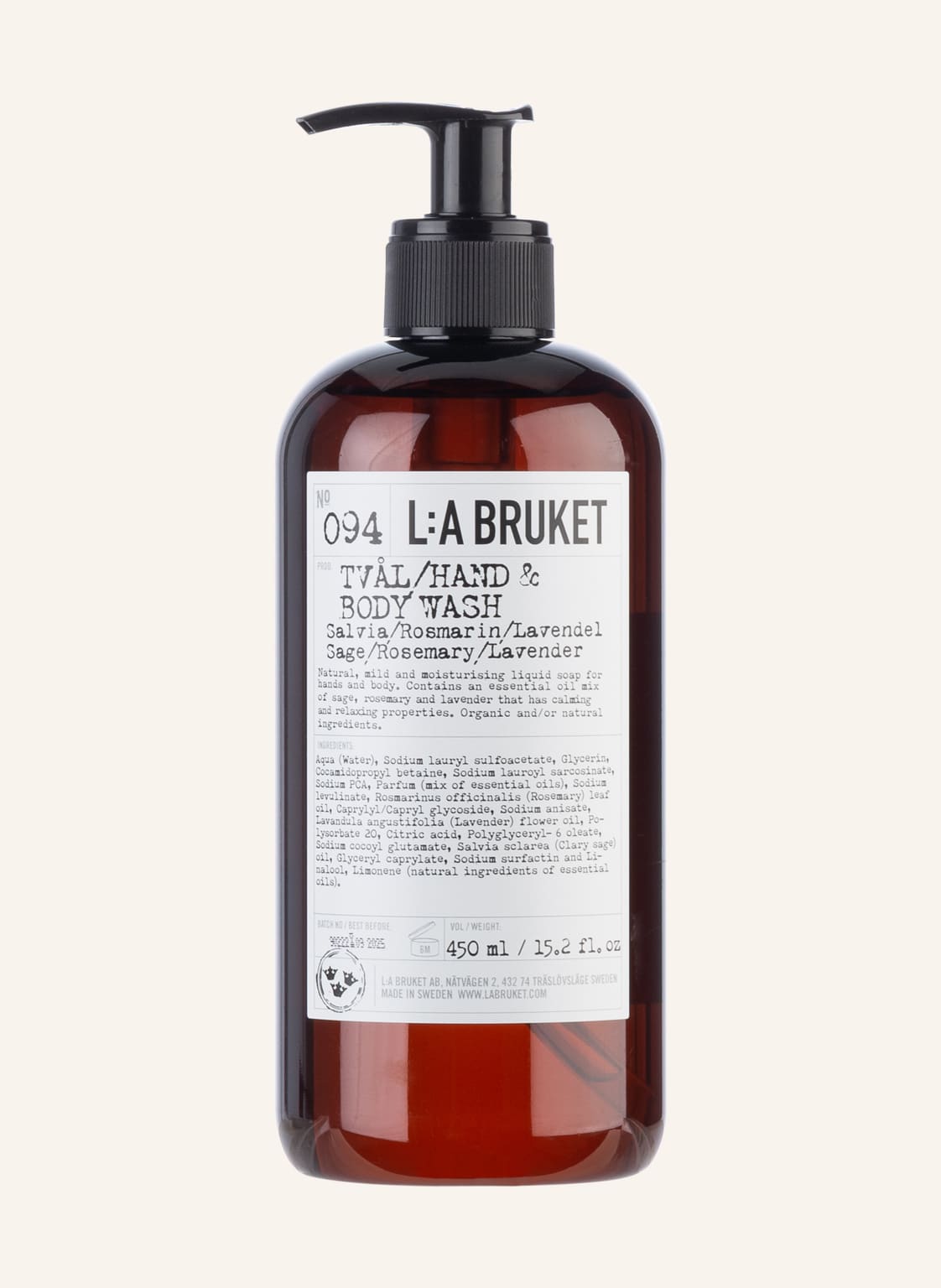 L:A Bruket Seife Volumen: 450 ml von L:A BRUKET