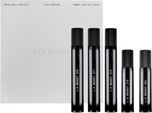 Aktion - L:A Burket Refillable Face Normal/Oily Skin Kit von L:A Bruket