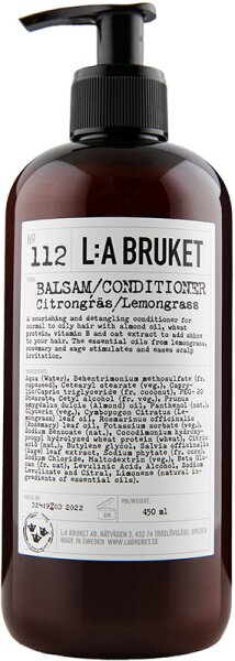 L:A Bruket No. 112 Conditioner Lemongrass 450 ml von L:A Bruket