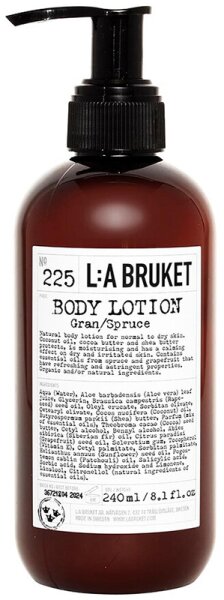 L:A Bruket No. 225 Body Lotion Spruce 240 ml Cosmos Organic certified von L:A Bruket