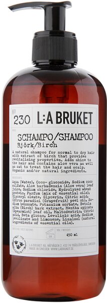 L:A Bruket No. 230 Shampoo Birch 450 ml von L:A Bruket