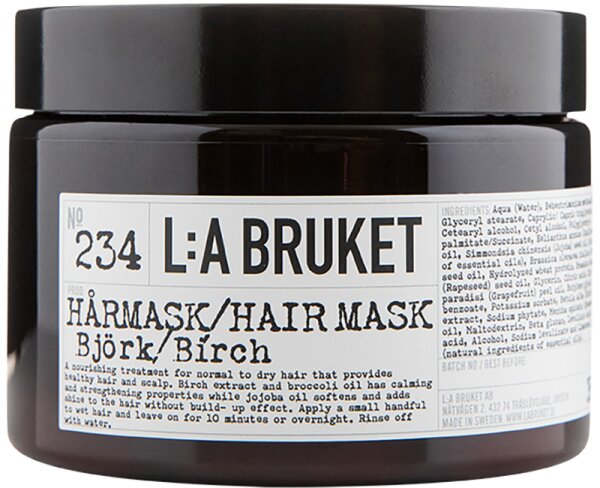 L:A Bruket No. 234 Hairmask Birch 350 g von L:A Bruket