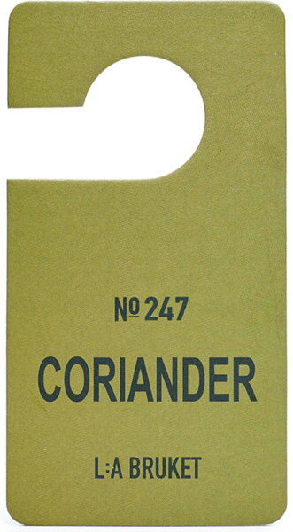 L:A Bruket No. 247 Fragrance Tag Coriander von L:A Bruket