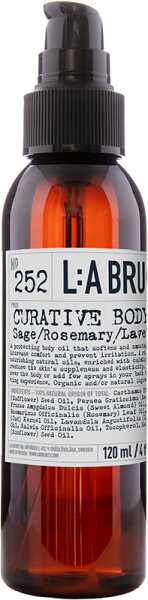 L:A Bruket No. 252 Curative Body Oil Sage/Rosmary/Lavender Cosmos Natural certified von L:A Bruket
