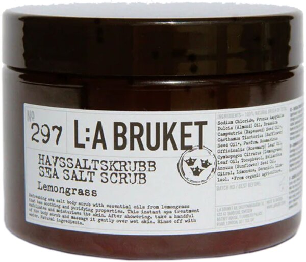 L:A Bruket No. 297 Sea Salt Scrub Lemongrass 420 g von L:A Bruket