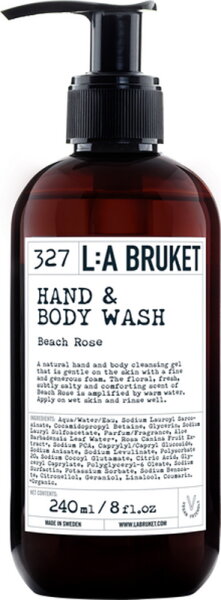 L:A Bruket No. 327 Hand & Body Wash Beach Rose 240 ml L:A Bruket No. 327 Hand & Body Wash Beach Rose 240 ml von L:A Bruket