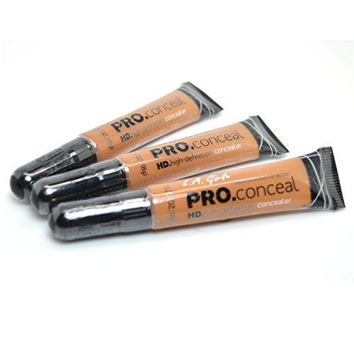 L.A. Girl Pro Concealer 3 x GC983 Fawn HD. High Definition Liquid Concealer by LAGIRL von L.A. Girl