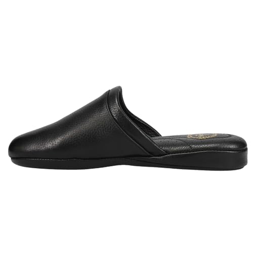 L.B. Evans Hombres Aristocrat Sc3 Geschlossener Zeh Slip On Hausschuhe Schwarz Groesse 11 US /45 EU von L.B. Evans