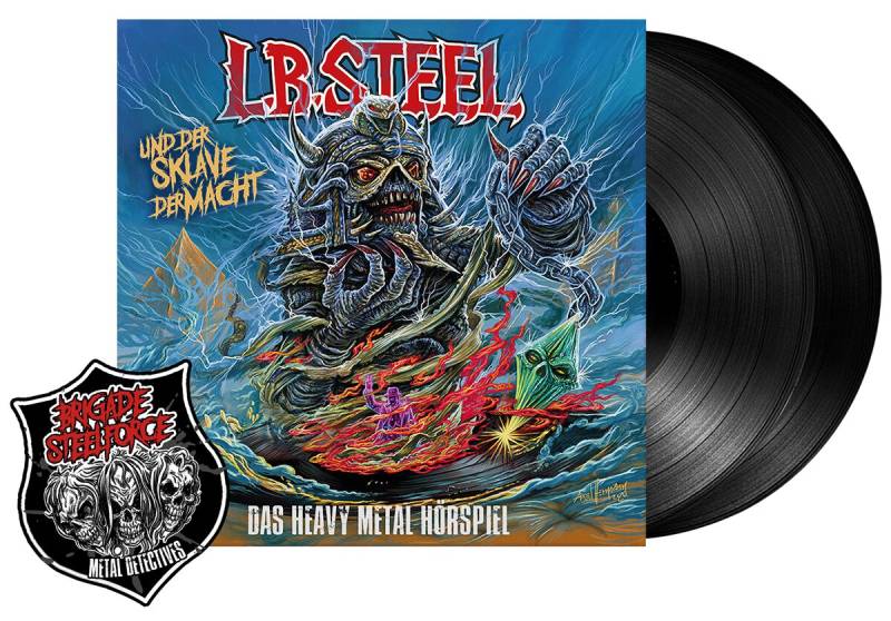 L.B. Steel - Das Heavy Metal Hörspiel L.B. Steel und der Sklave der Macht LP multicolor L.B. Steel - Das Heavy Metal Hörspiel L.B. Steel und der Sklave der Macht LP multicolor von L.B. Steel - Das Heavy Metal Hörspiel