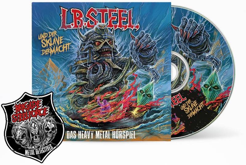 L.B. Steel und der Sklave der Macht von L.B. Steel - Das Heavy Metal Hörspiel - CD & Patch (Jewelcase) von L.B. Steel - Das Heavy Metal Hörspiel