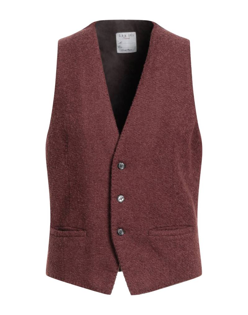 L.B.M. 1911 Couture-weste Herren Rostrot von L.B.M. 1911