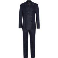 L.B.M.1911 Anzug aus Schurwolle mit Zweireihigem Blazer in 50 von L.B.M.1911