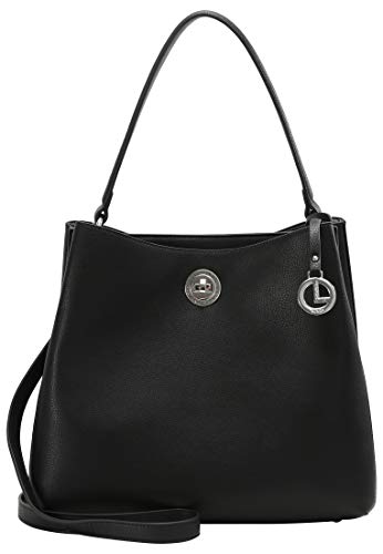 L.CREDI Handtasche Filippa mit Label-Applikationen Damen von L.CREDI