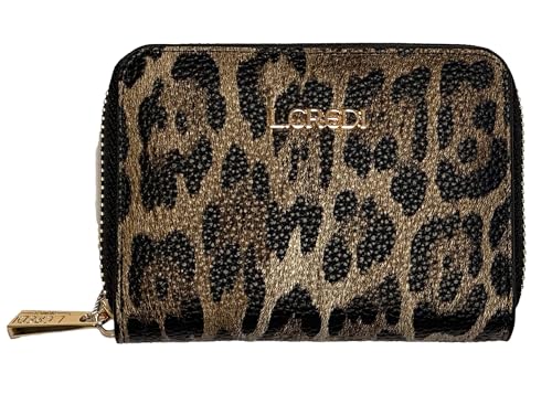 L.CREDI-Damen-Börse-RFID-Phaedra braun Mix von L.CREDI