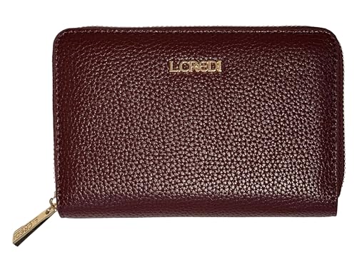 L.CREDI-Damen-Börse-Ziparound mittel RFID Perla Wine von L.CREDI