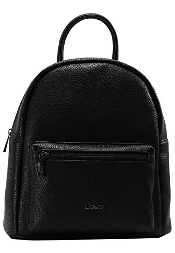 L.Credi Damen Budapest Rucksackhandtasche Schwarz (Schwarz) von L.CREDI