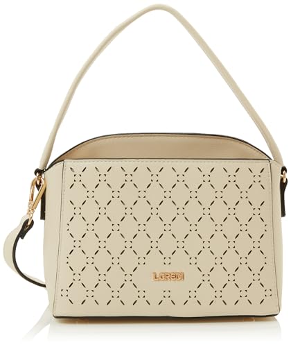L.CREDI Damen ORCHIDEA Tasche, Creme von L.CREDI