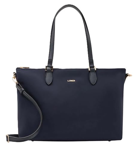 L.CREDI-Damen-Shopper ALENA Henkeltasche Marine von L.CREDI